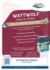Veranstaltungsplakat Lesung Wattwolf